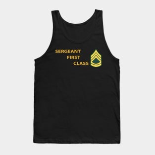 Sergeant First Class w Lateral Txt Tank Top